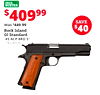 PRICE $40999 SAVE Was $449.99 $40 Rock Island GI Standard .45 ACP 8RD 5" 178230530