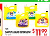 TIDE
SIMPLY LIQUID DETERGENT
115-128 FZ
$1199
EA
HOU