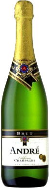 André Sparkling, Barefoot Cellars, Yellow Tail 750 ml. or Sutter Home Wine 4 pk./187 ml.