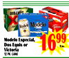 Modelo Especial,
Dos Equis or
Victoria
12 pk. cans
1699
Ea.
OP