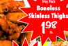 Tray Pack Boneless Skinless Thighs 198