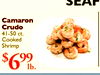 SEAF Camaron Crudo 41-50 ct. Cooked Shrimp