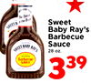 The Sour Sweet Baby Ray's Barbecue Sauce 28 oz. Barbecue