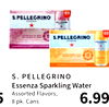 S. PELLEGRINO
Essenza Sparkling Water
Assorted Flavors,
8 pk. Cans
6.99
5