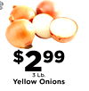 $ 2 99 3 Lb. Yellow Onions