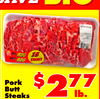 Pork Butt Steaks