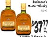 Buchanan's Master Whisky 750 ml 77 37 Lucky 7 Page ,
