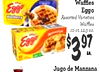 Waffles Eggo Eggo Assorted Varieties to et 123 oz. 97 3 Jugo de Manzana