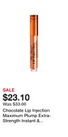 Chocolate Lip Injection Maximum Plump Extra-Strength Instant & Long-Term Lip Plumper