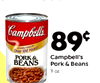 Campbell's 89 PORK & Campbell's BEANS Pork & Beans 11 oz