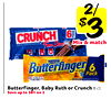 Butterfinger, Baby Ruth or Crunch