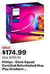 Philips - Geek Squad Certified Refurbished Hue Play Gradient Lightstrip 65"