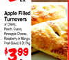 Ca. Apple Filled Turnovers or Cherry, Peach, Guava, Pineapple Cheese, Raspberry or Mango, Fresh Baked, 6 CI. Pkg. 99