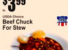 USDA Choice
Beef ChucFork Stew
lb.
3$99