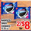Double Stuf OREO - - - Double Stuf OREO .. NABISCO OREO COOKIES 15.35 oz. 2/$8 for