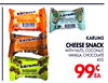 5
S
C
R
S
Z
KARUMS
CHEESE SNACK
WITH NUTS, COCONUT,
VANILLA, CHOCOLATE
45G
99¢
EA