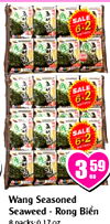 SALE SALE : SALE Wang Seasoned 3 59 BB Seaweed - Rong Bien