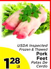 6868
USDA Inspected
Frozen & Thawed
Pork
Feet
Patas De
Cerdo
112828
LB