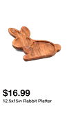 12.5x15in Rabbit Platter