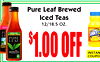 INSTACOUPONN
1.00 OFF
Pure Leaf BrewedIced Teas
12/18.5 OZ.
1.00$ OFF