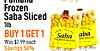 Frozen Saba Sliced 1lb - BUY 1 GET 1 aba Saba Was $2.99 each Savings 50%
