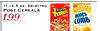 11-12.5 oz. SELECTED POST CEREALS 1.99 - - - - -