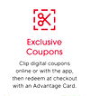 Exclusive Coupons