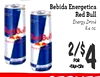 Bebida Energetica Red Bull Energy Drink 8.4 oz. Bull