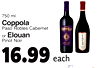 Coppola Paso Robles Cabernet or Elouan Pinot Noir