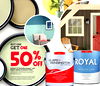 Gallons? of Clark+Kensington® and Royal® Interior & Exterior Paint
