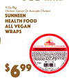 11
Sliced To Order
lb
$
996
9 Oz PkChickeng Caesar Or Avocado Chicken
SunneeHealthn FooAlld VegaWrapsn
