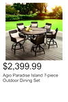 Agio Paradise Island 7-piece Outdoor Dining Set