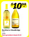 Barefoot or Woodbridge / vinos