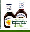 the Boss! SHEET BABY 14-18 oz Selected .... - - Sweet Baby Ray's Barbe Barbecue Sauce