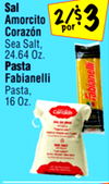Corazón Sea Salt, 24.64 Oz., Fabianelli Pasta, 16 Oz.