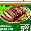 USDA Choice Whole Beef 599 LB
