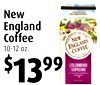 8
New
England
Coffee
10-12 oz.
$1399