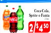 Coca-Cola, Sprite 0 Fanta fanta Coca-Cola Sprite 2 ltr. 1 2 $ 4 50
