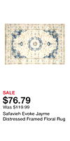 Safavieh Evoke Jayme Distressed Framed Floral Rug
