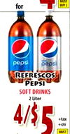 MUST for BUY2 pepsi pepsi REFRESCOS PEPSI SOFT DRINKS 2 Liter 4/$ 5 +tax MUST