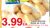 3.993.99EA.EA.
Papas Blancas
Papas Blancas
Bolsa de 5 Lbs.
Bolsa de 5 Lbs.
White Potatoes, 5 Lb. Bag
White Potatoes, 5 Lb. Bag