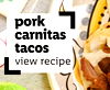 pork carnitas tacos
