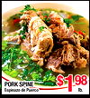 PORK SPINE Espinazo de Puerco lb.