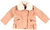 Urban Republic Size 6-9M Faux Leather Moto Jacket in Rose Smoke