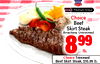 CHOICE Premium Angus Choice Beef Skirt Steak Arrachera, Untrimmed 899 lb. Choice Trimmed Beef Skirt Steak, $10.99 lb.