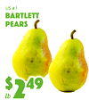 14
e
a
$49
2
US #1
BartletPearst
lb