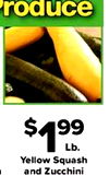 roduce Yellow Squash and Zucchini