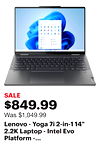 Lenovo - Yoga 7i 2-in-1 14" 2.2K Laptop - Intel Evo Platform - Intel Core i7-1355U with 16GB Memory - 512GB SSD - Storm Grey