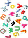 United Office ABC/numbers magnets