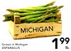 MICHIGAN Grown in Michigan ASPARAGUS 199 lb.